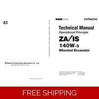 HITACHI ZX140W-3 TECHNICAL MANUALS