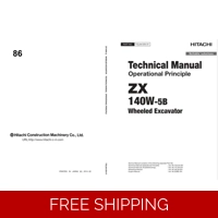 HITACHI ZX140W-5B TECHNICAL MANUALS