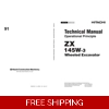 HITACHI ZX145W-3 TECHNICAL MANUALS