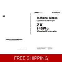 HITACHI ZX145W-3 TECHNICAL MANUALS