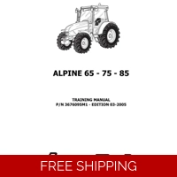 LANDINI ALPINE 65 75 85 WORKSHOP MANUAL