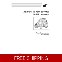 LANDINI ATLANTIS 70 TO 100 GHIBLI 80 TO 100 WORKSHOP MANUAL