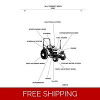 KUBOTA B20 PARTS MANUAL