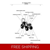 KUBOTA B2100DT PARTS MANUAL