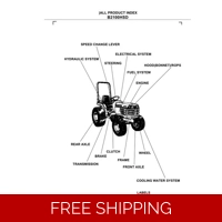 KUBOTA B2100HSD PARTS MANUAL