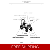 KUBOTA B2410HSD PARTS MANUAL