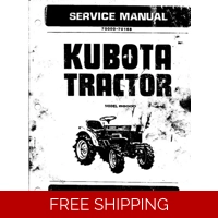 KUBOTA 07 B6000 SERVICE MANUAL WORKSHOP TMM SERVICE REPAIR _MANUAL