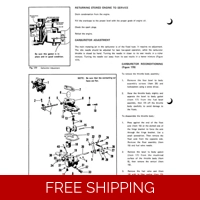 BOBCAT DIESEL AND GASOLINE ENGINES WORKSHOP MANUALS
