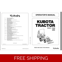KUBOTA LOADER BX23S,-LA340,-BT603 SERIES OPERATORS MANUAL