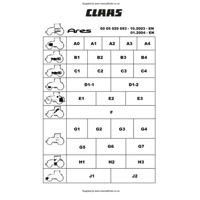 CLAAS ARES 506 606 TRACTORS WORKSHOP MANUAL