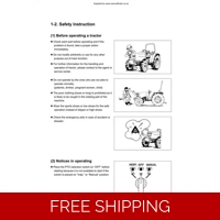 MCCORMICK CT65U TRACTORS OPERATORS MANUAL COPY