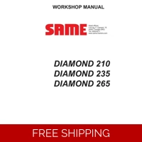 SAME DIAMOND 210 235 265 WORKSHOP SERVICE MANUAL