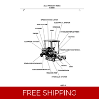 KUBOTA-F2000 RC60 F20 FRONT MOWER PARTS MANUAL