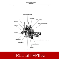 KUBOTA-F2560 RC72 F30 FRONT MOWER PARTS MANUAL