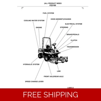 KUBOTA-FZ2100 RC54 FZ21 RC60 RC72 FRONT MOWER PARTS MANUAL