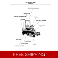 KUBOTA-GF1800E RC48R F30 GF RC54 F19 RC60 FRONT MOWER PARTS MANUAL