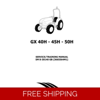 MCCORMICK GX HYDROSTATIC SERIES TRACTORS WORKSHOP MANUAL