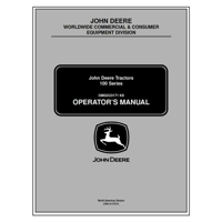 JOHN DEERE 100 SERIES OPERATORS MANUAL
