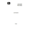 JOHN DEERE 2130 TRACTOR PARTS MANUAL