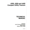 JOHN DEERE 4200 4300 4400 COMPACT UTILITY TRACTORS WORKSHOP MANUAL £38.00