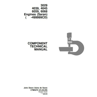 JOHN DEERE ENGINE MANUALS FULL SET 12 WORKSHOP MANUALS