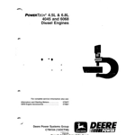 JOHN DEERE ENGINE MANUALS FULL SET 12 WORKSHOP MANUALS JOHN DEERE ENGINE MANUALS FULL SET 12 WORKSHOP MANUALS