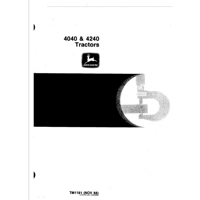 JOHN DEERE 4040 4240 TRACTORS FULL WORKSHOP MANUAL