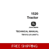 JOHN DEERE 1520 TRACTOR TECHNICAL MANUAL (TM1012) SD