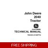 JOHN DEERE 2040 TRACTOR TECHNICAL MANUAL (TM4300) SD
