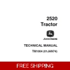 JOHN DEERE 2520 TRACTOR TECHNICAL MANUAL (TM1004) SD