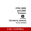 JOHN DEERE 2700, 2800, 2900 TRACTORS TECHNICAL MANUAL (TM1564) SD