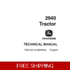 JOHN DEERE 2940 TRACTOR TECHNICAL MANUAL (TM1220) SD