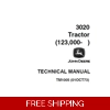 JOHN DEERE 3020 TRACTOR TECHNICAL MANUAL (TM1005) SD