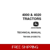 JOHN DEERE 4000, 4020 TRACTORS TECHNICAL MANUAL (TM1006) SD