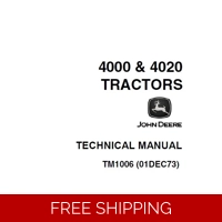 JOHN DEERE 4000, 4020 TRACTORS TECHNICAL MANUAL (TM1006) SD