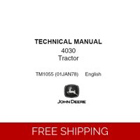 JOHN DEERE 4030 TRACTOR TECHNICAL MANUAL (TM1055) SD