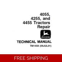 JOHN DEERE 4055, 4255, 4455 TRACTORS REPAIR TECHNICAL MANUAL (TM1458) SD