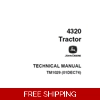 JOHN DEERE 4320 TRACTOR TECHNICAL MANUAL (TM1029) SD