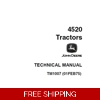 JOHN DEERE 4520 TRACTOR TECHNICAL MANUAL (TM1007) SD
