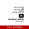 JOHN DEERE 4555, 4755, 4955, 4560, 4760, 4960 TRACTORS OPERATION AND TEST TECHNICAL MANUAL (TM1461)