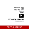 JOHN DEERE 4555, 4755, 4955, 4560, 4760, 4960 TRACTORS REPAIR TECHNICAL MANUAL (TM1460) SD