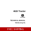 JOHN DEERE 4620 TRACTOR TECHNICAL MANUAL (TM1030) SD