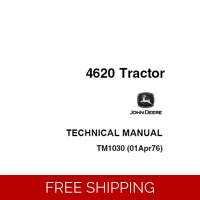 JOHN DEERE 4620 TRACTOR TECHNICAL MANUAL (TM1030) SD