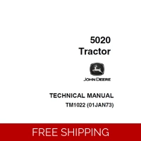 JOHN DEERE 5020 TRACTOR TECHNICAL MANUAL (TM1022) SD