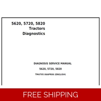 TECHNICAL MANUAL FOR JOHN DEERE 5620, 5720 AND 5820 TRACTORS DIAGNOSTICS.