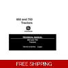 JOHN DEERE 650, 750 TRACTORS TECHNICAL MANUAL (TM1242) SD