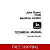 JOHN DEERE 710B BACKHOE LOADER TECHNICAL MANUAL (TM1286)