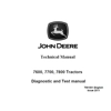 JOHN DEERE 7600, 7700, 7800 TRACTORS DIAGNOSTIC AND TEST TECHNICAL MANUAL (TM1501) SD