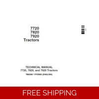 JOHN DEERE 7720, 7820 AND 7920 TRACTORS REPAIR TECHNICAL MANUAL (TM2080) SD