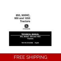 JOHN DEERE 850, 900HC, 950, 1050 TRACTORS TECHNICAL MANUAL (TM1192) SD